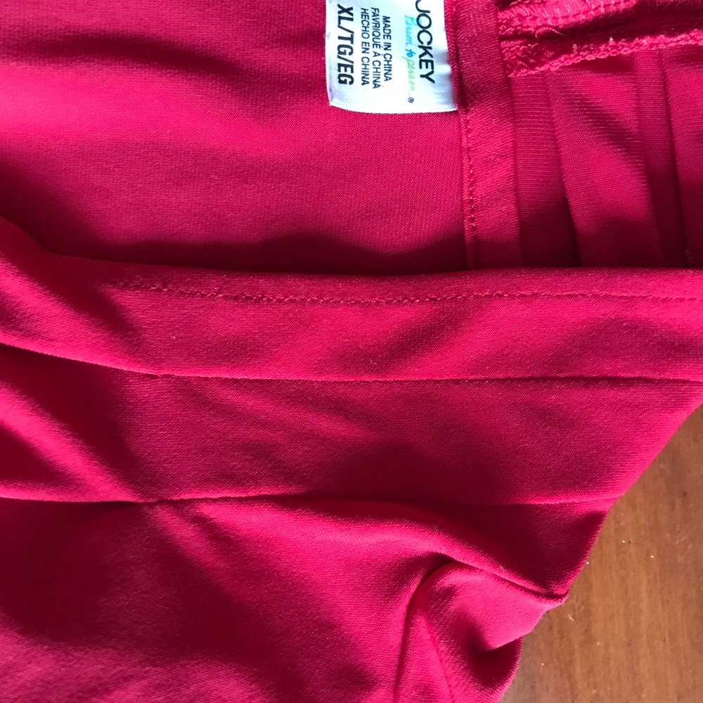 Women's Red Layered Wrap Top